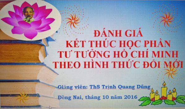 Đổi mới hình thức đánh giá cuối kỳ bộ môn Tư tưởng Hồ Chí Minh