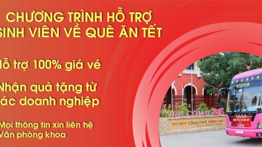 Các hoạt động chăm sóc sinh viên  và chương trình tặng vé xe về quê ăn tết 2019