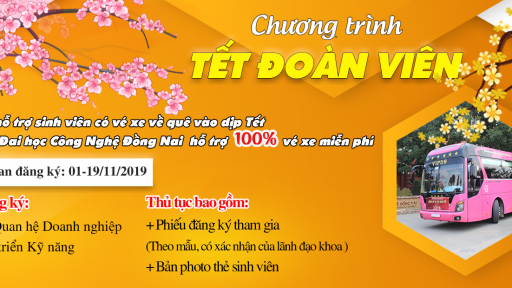 Chương trình “Hỗ trợ sinh viên về quê đón Tết Nguyên Đán xuân Canh Tý - Năm 2020”