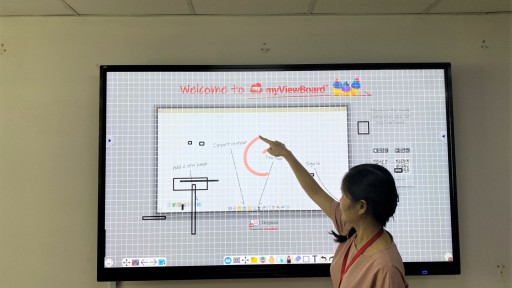 DNTU ứng dụng màn hình tương tác thông minh trong giảng dạy và học tập tại Nhà trường