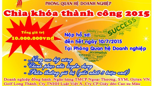 Thông báo chương trình "Chìa khóa thành công 2015"