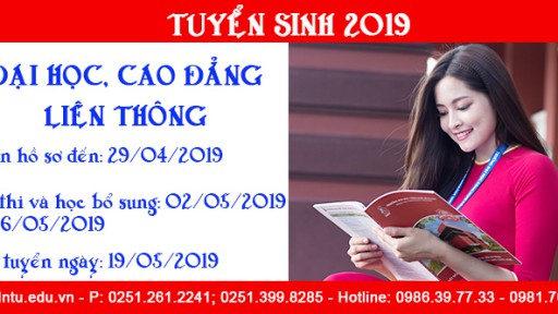 Thông báo tuyển sinh liên thông 2019