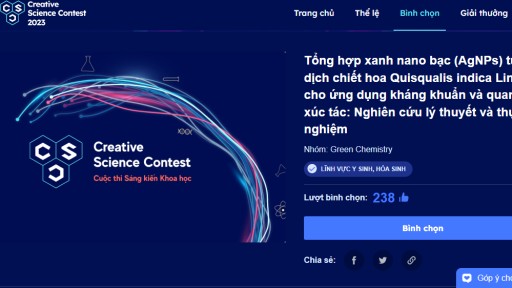 bắn cá online
 tham gia cuộc thi Sáng kiến Khoa học 2023