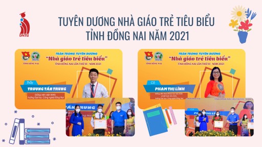 Vinh danh Giảng viên DNTU tại lễ Tuyên dương Nhà giáo trẻ tiêu biểu tỉnh Đồng Nai năm 2021